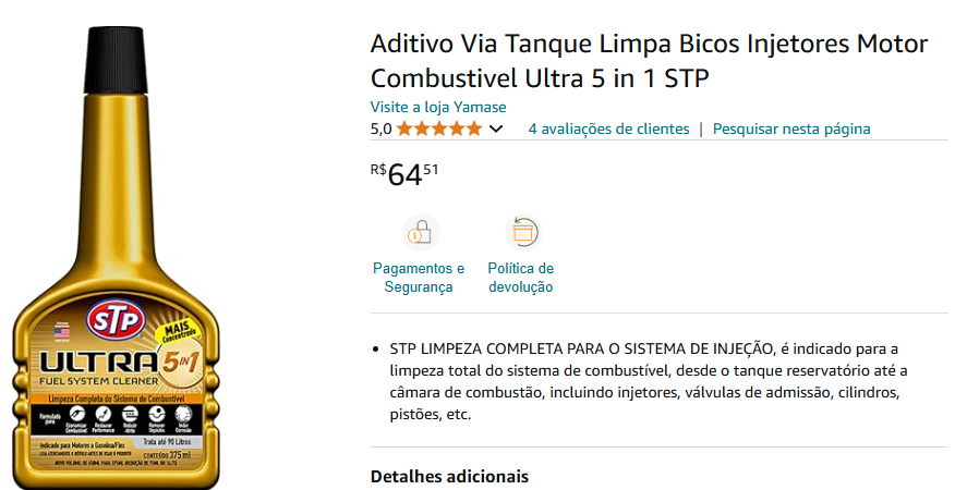 aditivo de combustível vale a pena